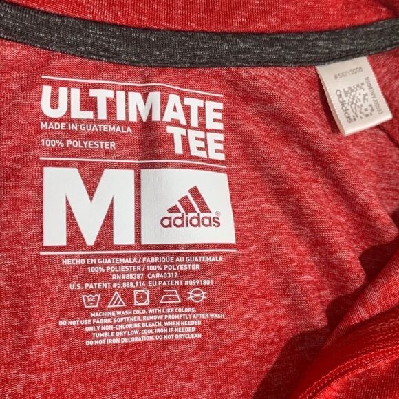 NWOT Adidas Portland Trail Blazers Red Quarter-Zip Pullover — Size M - Picture 5 of 5